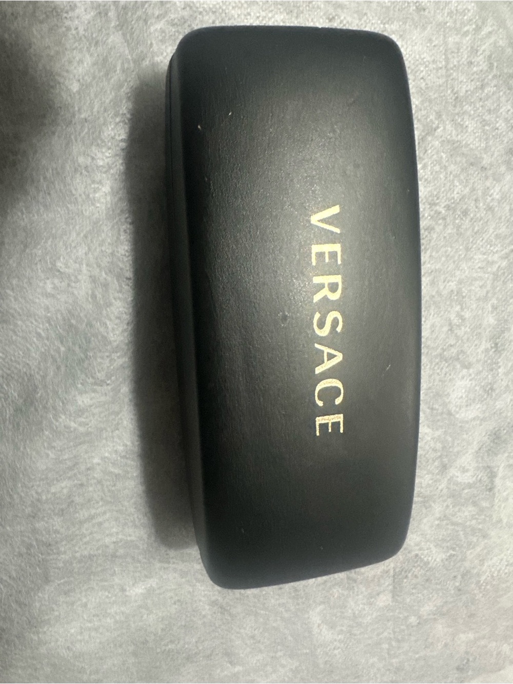 Versace Black and Gold Hard Sunglasses Case